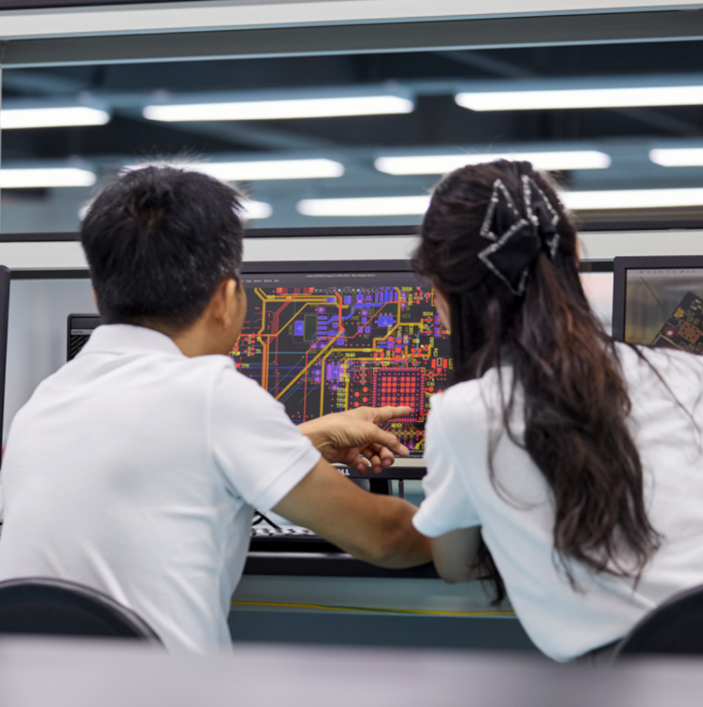 Engineer designing the module
